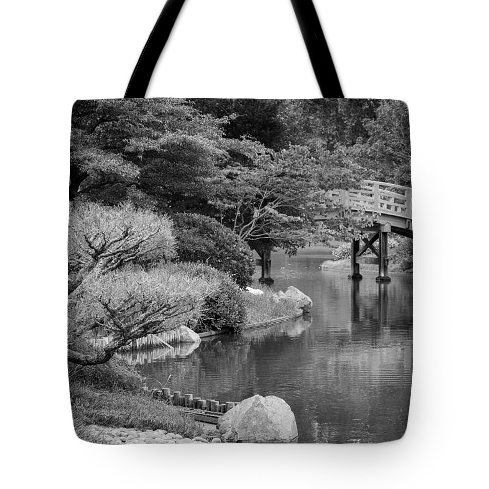 Japanese Tote Bag featuring the photograph Japanese Garden by Ross Henton