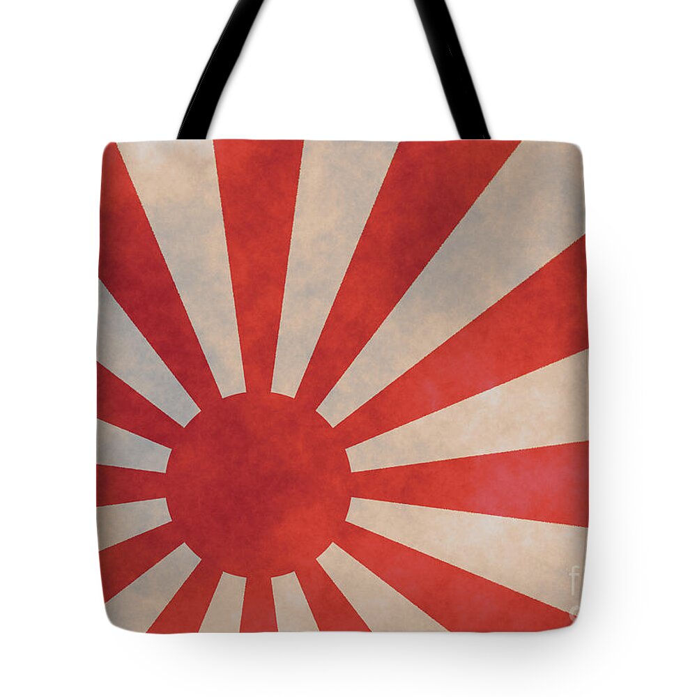 Japanese Tote Bag featuring the digital art Japanese Rising Sun by Amanda Mohler