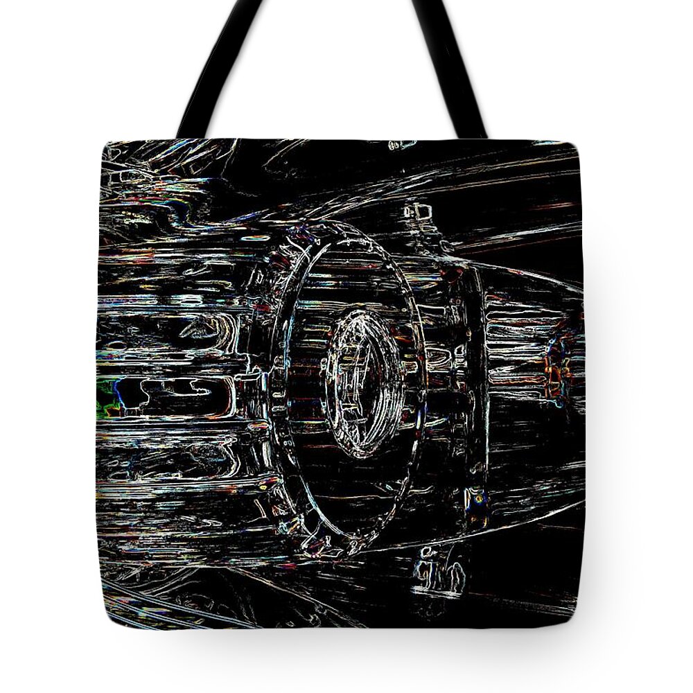 Landscape Tote Bag featuring the photograph Jet Engine what by Morgan Carter