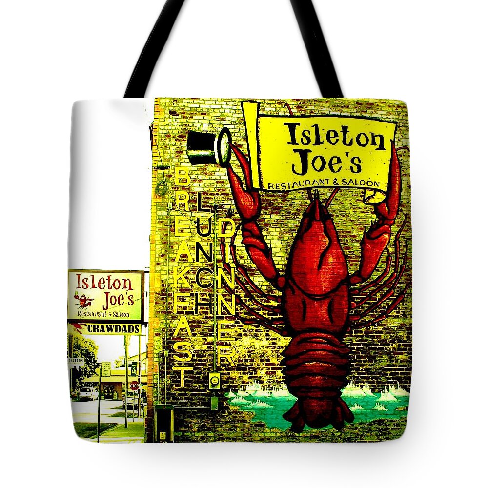 Isleton Tote Bag featuring the photograph Joe at Isleton by Joseph Coulombe