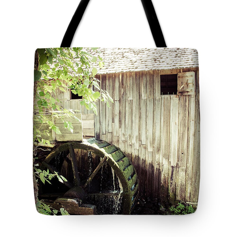 Summer Tote Bag featuring the photograph John Cable Mill by Cheryl Baxter