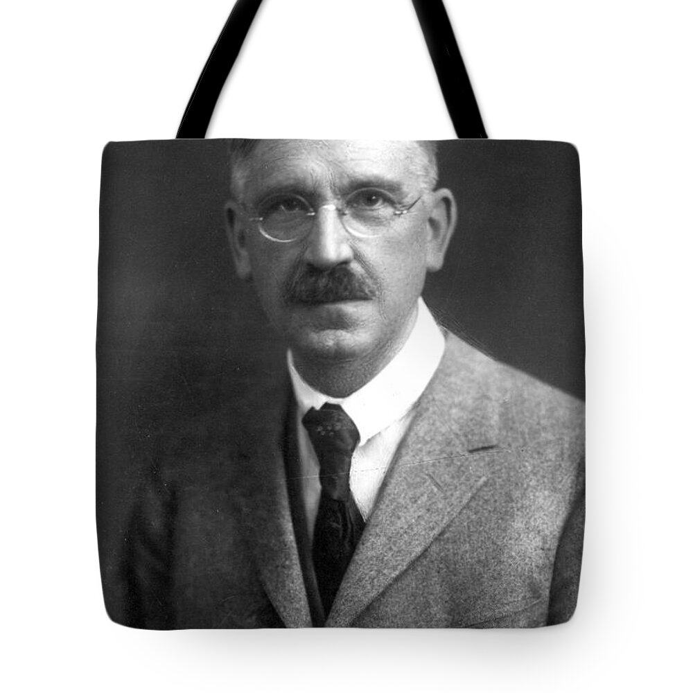 1923 Tote Bag featuring the photograph John Dewey (1859-1952) by Granger