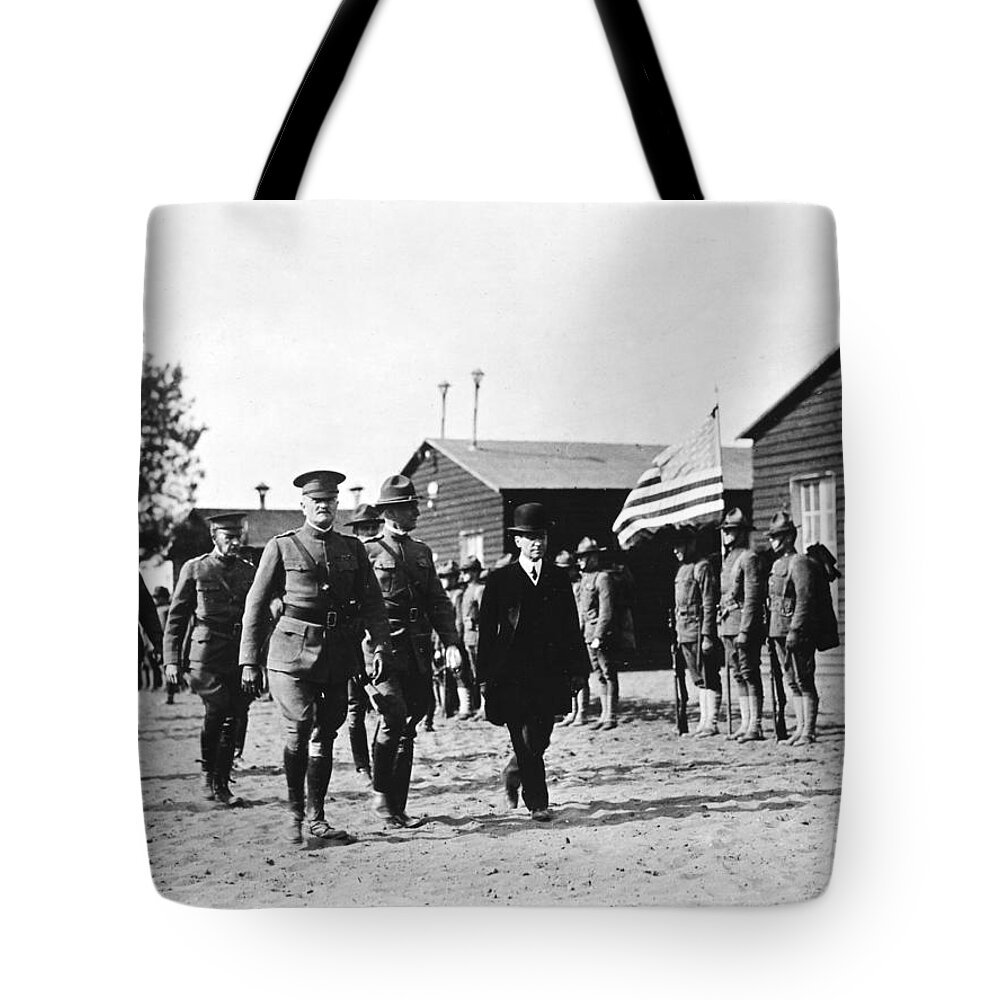 1918 Tote Bag featuring the photograph John Joseph Pershing (1860-1948) by Granger