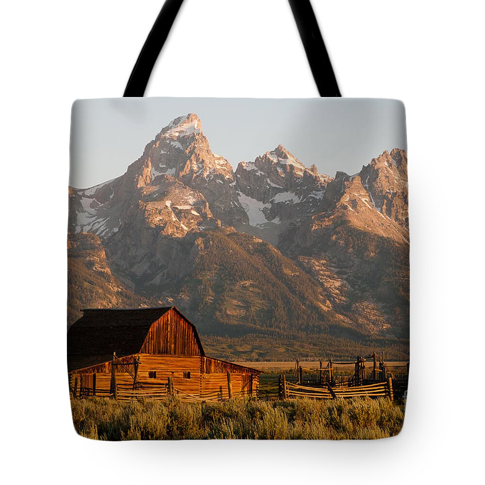 Clarence Holmes Tote Bag featuring the photograph John Moulton Barn by Clarence Holmes