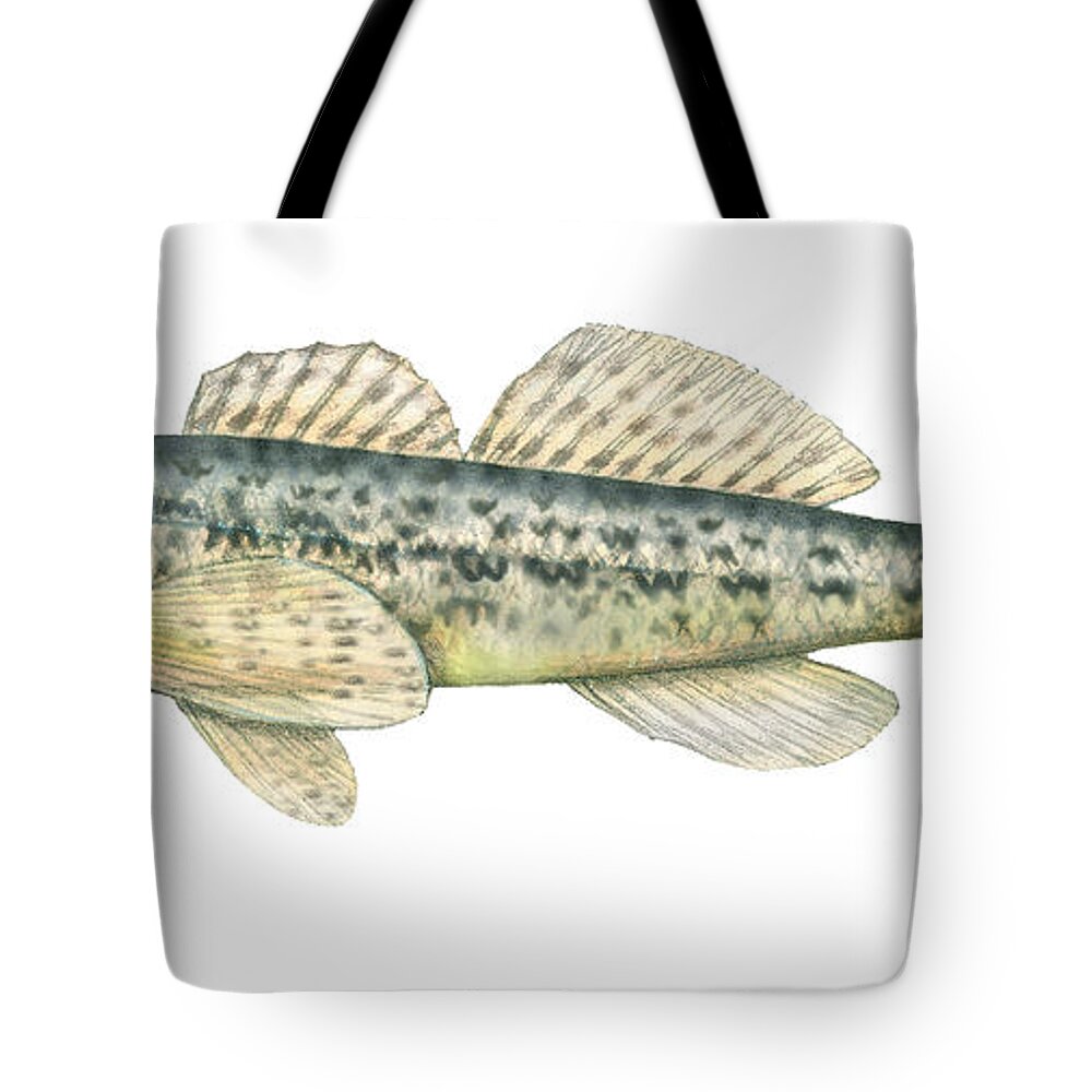 Johnny Darter Tote Bag featuring the photograph Johnny Darter by Carlyn Iverson