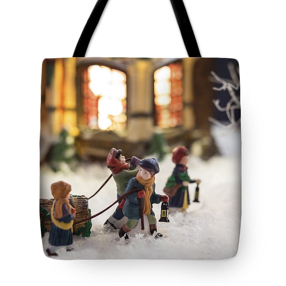 Christmas Cards Tote Bag featuring the photograph Journey Home by Caitlyn Grasso