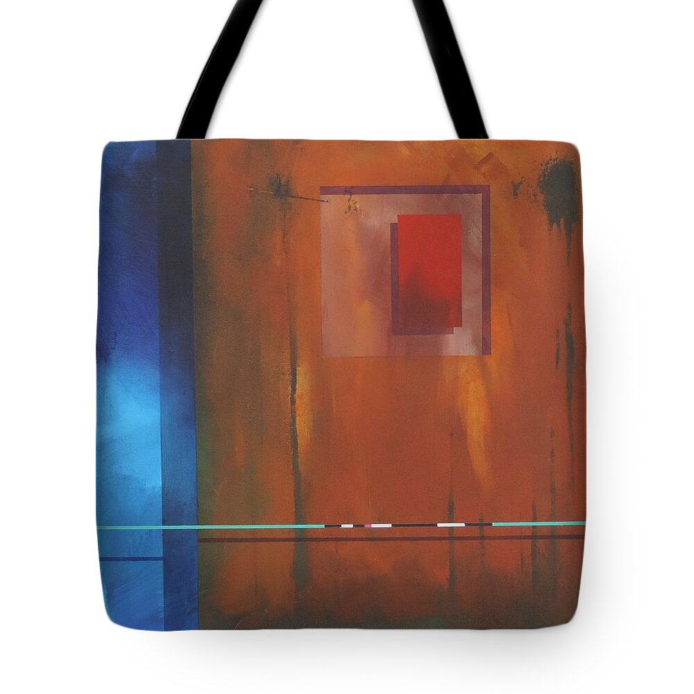 Journey No. 2 Tote Bag featuring the painting Journey No. 2  by Bill Tomsa