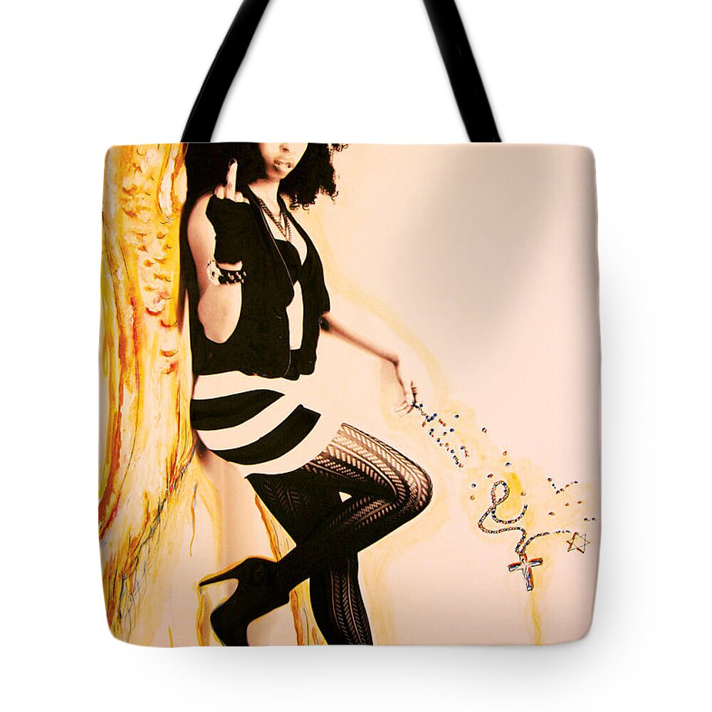 Giorgio Tote Bag featuring the photograph Judge not lest ye be judged by Giorgio Tuscani
