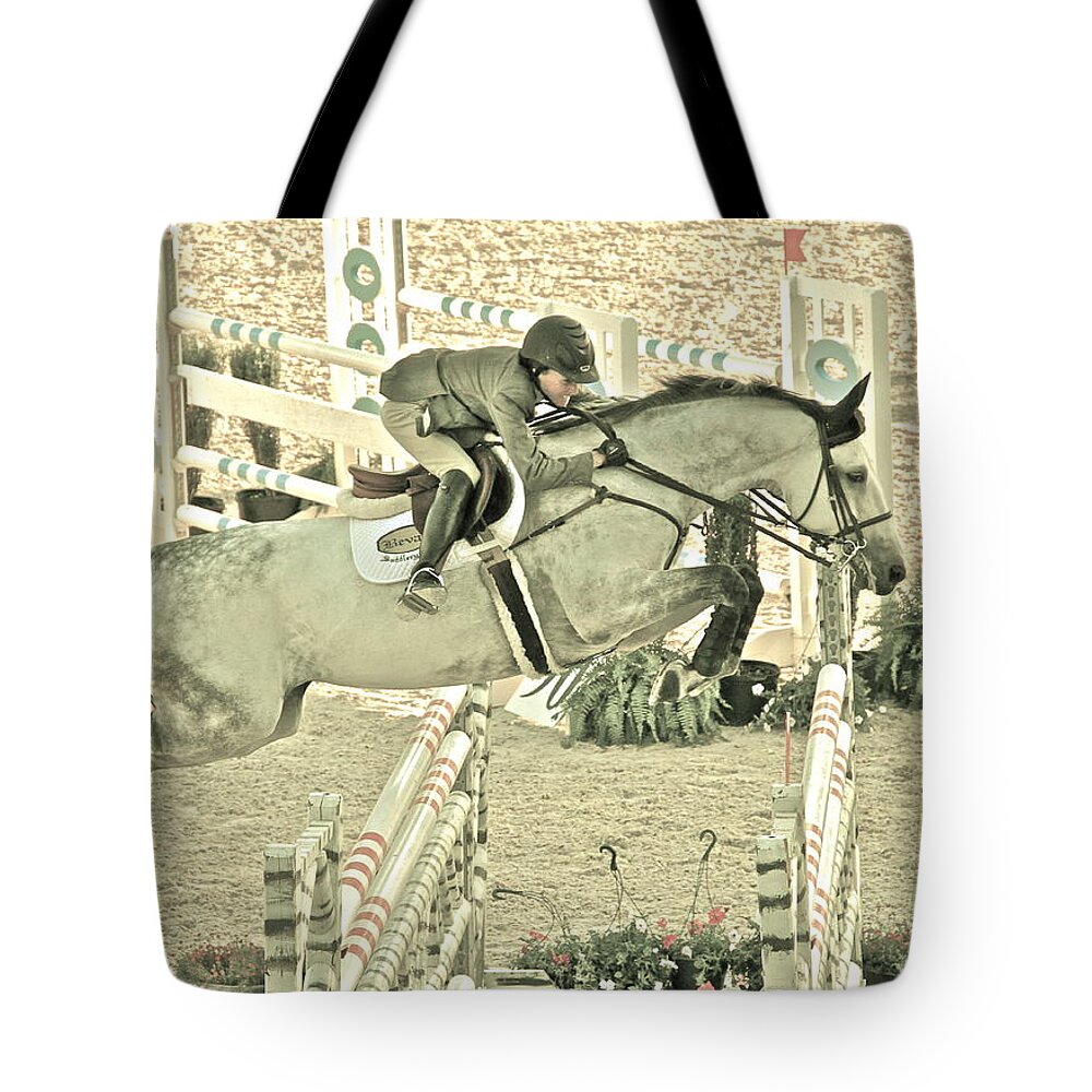 Jumper Tote Bag featuring the photograph Jumping The Moon by Alice Gipson