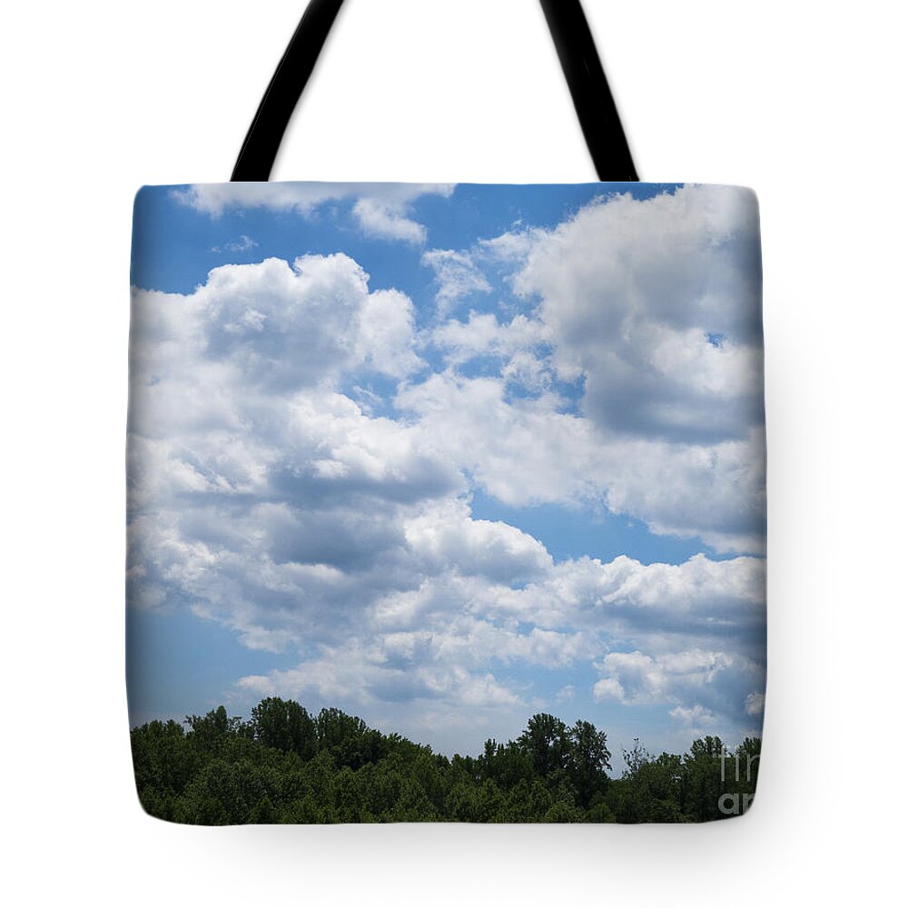 Sky Tote Bag featuring the photograph Just a Beautiful Day by Jon Munson II