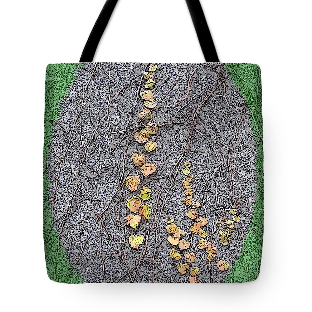  Ivy Tote Bag featuring the digital art Just Hanging Around 2 by Tim Allen