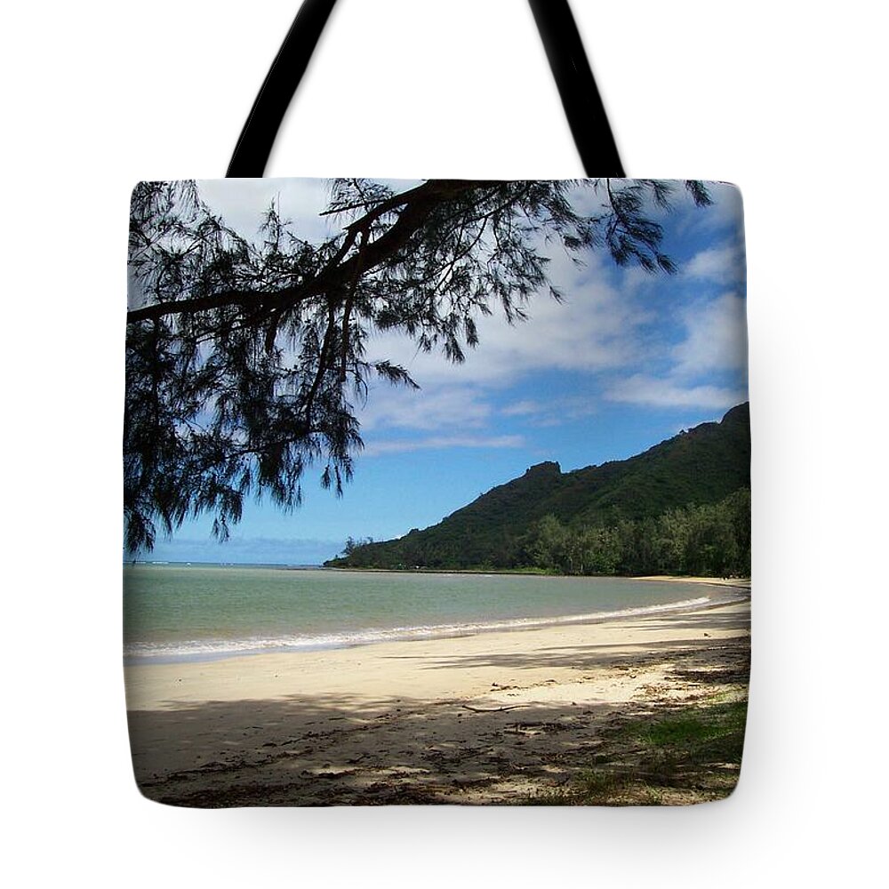 Ka'a'a'wa Beach Tote Bag featuring the photograph Ka'a'a'wa Beach Park by Kenneth Cole
