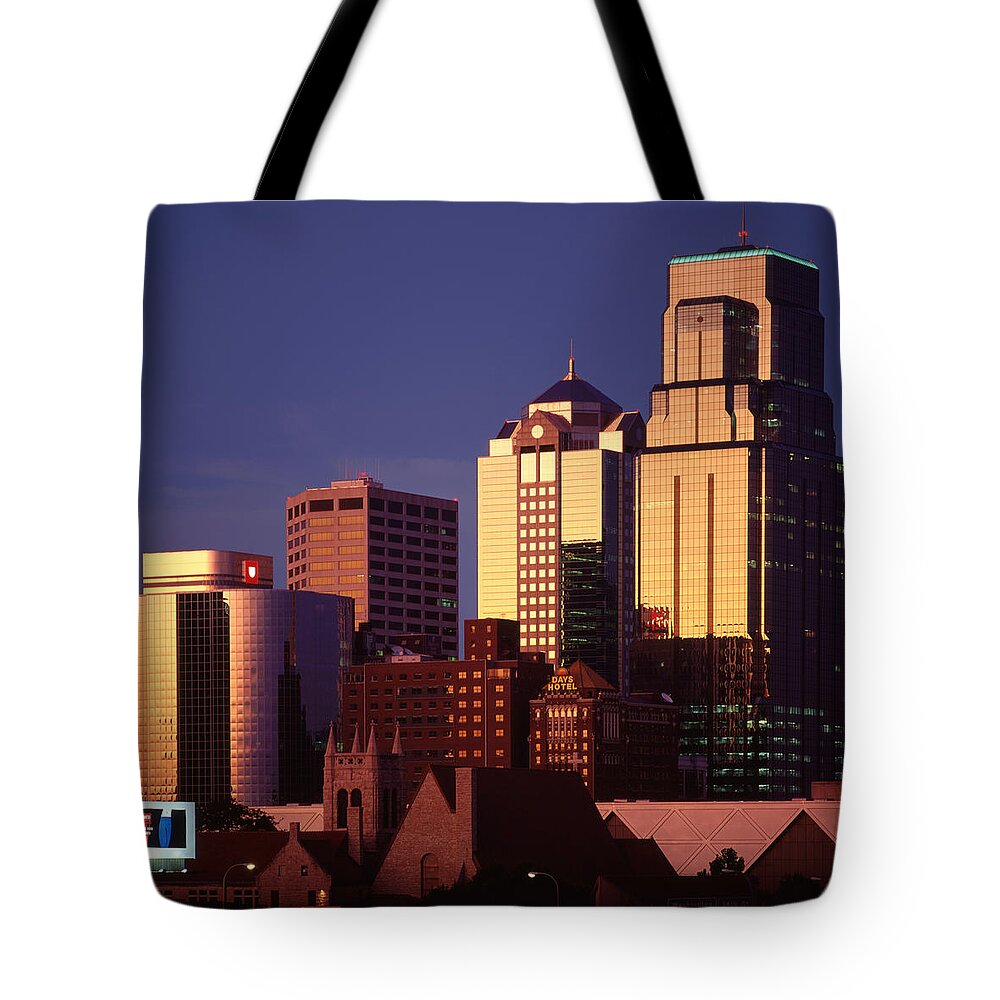 Kansas City Tote Bag featuring the photograph Kansas City by Don Spenner