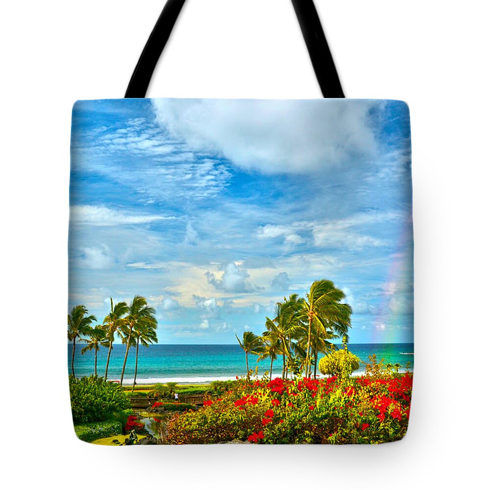 Hawaii Tote Bag featuring the photograph Kauai Bliss by Marie Hicks