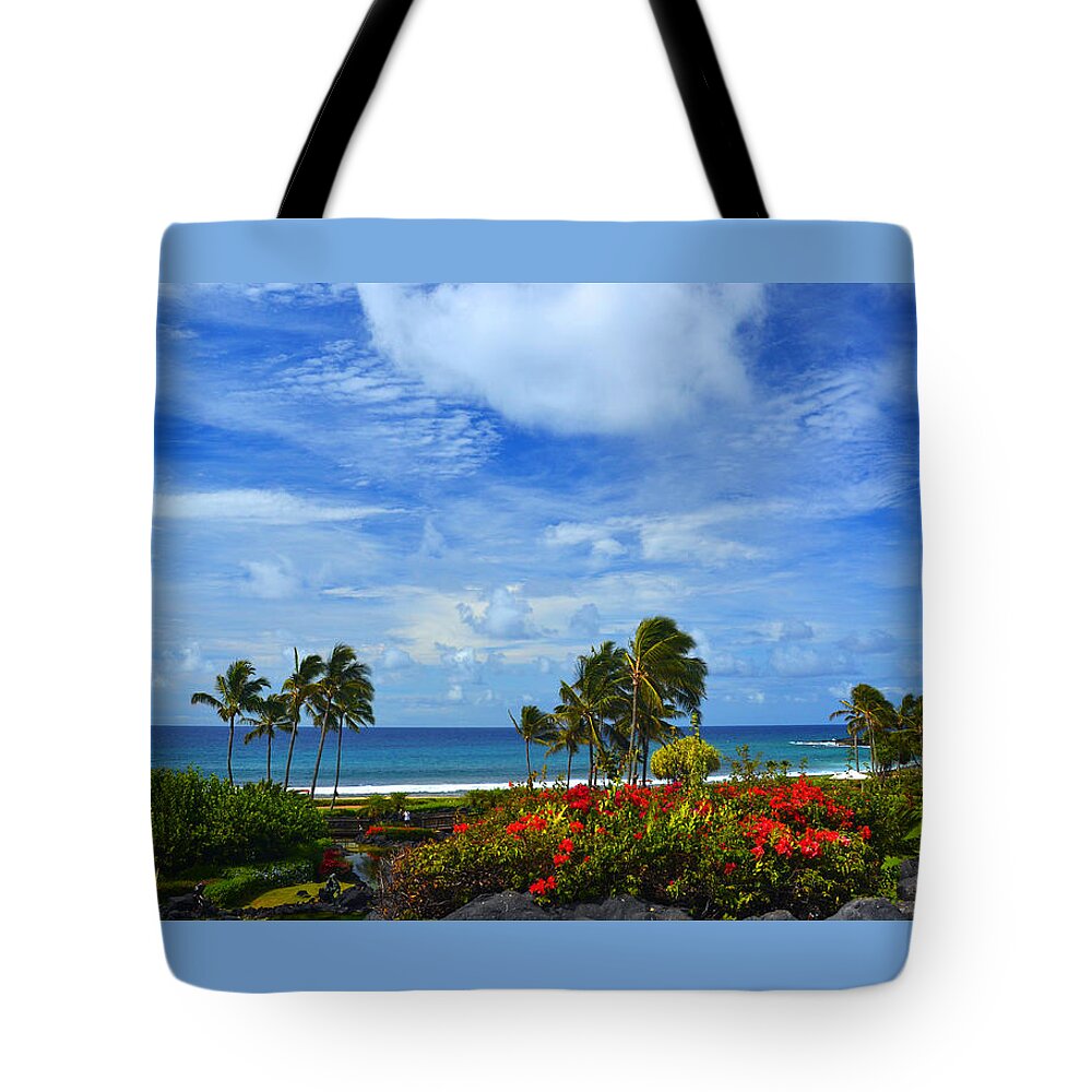 Hawaii Tote Bag featuring the photograph Kauai Splendor by Marie Hicks