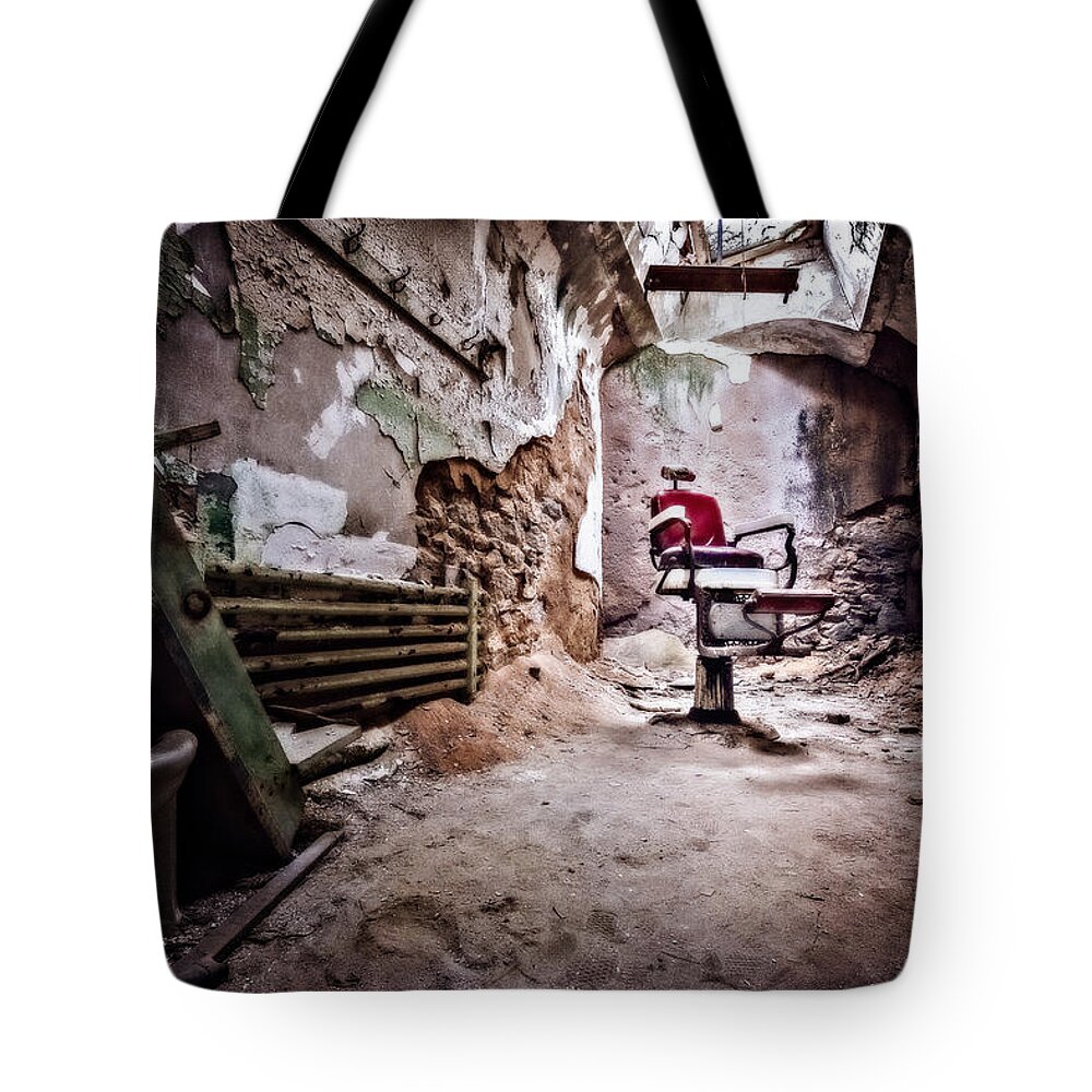 2014 Tote Bag featuring the photograph Keep Calm and Barber On by Eduard Moldoveanu