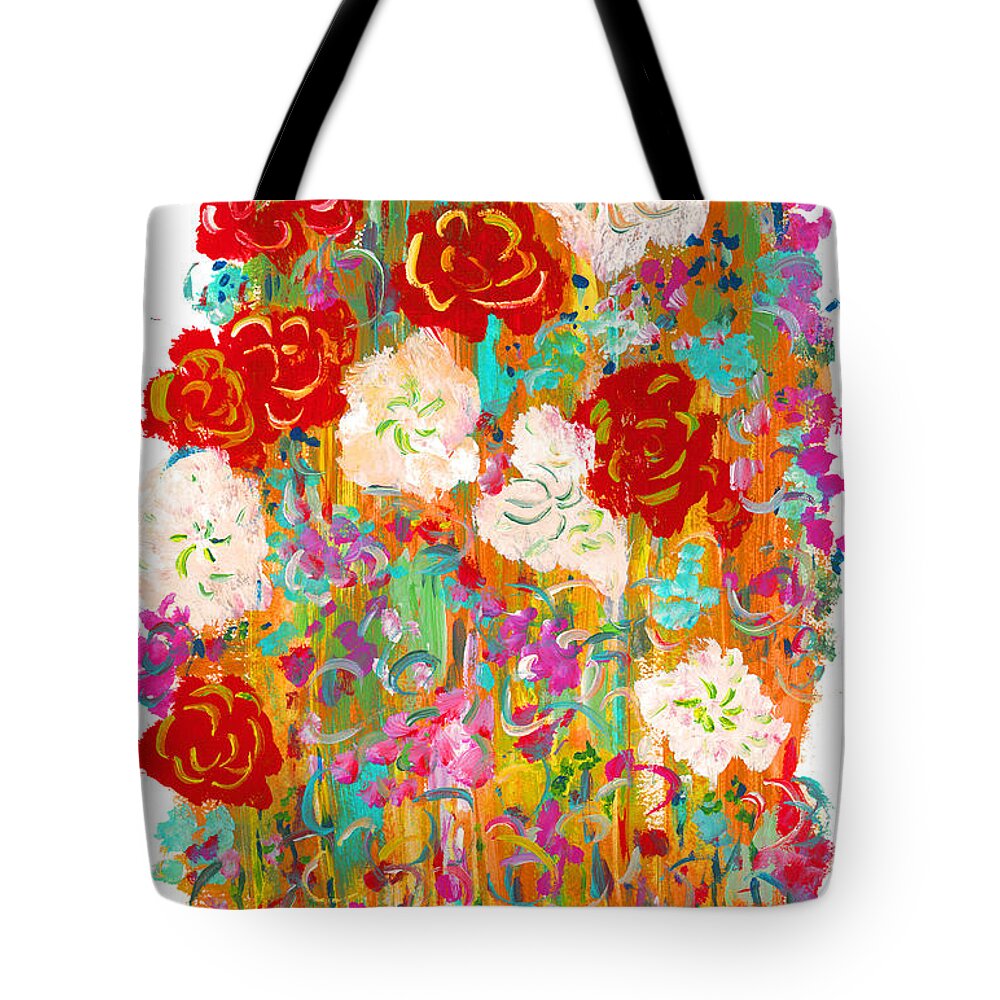 Contemporary Tote Bag featuring the painting Kimono by Bjorn Sjogren