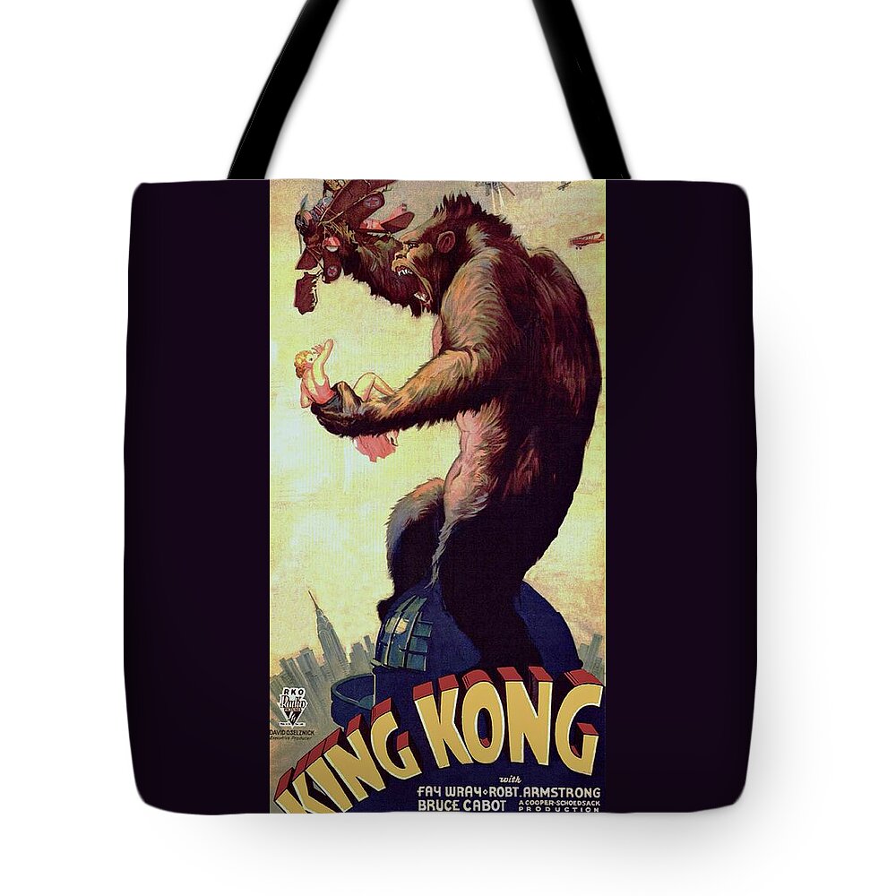 King Kong Tote Bag featuring the photograph King Kong by Movie Poster Prints