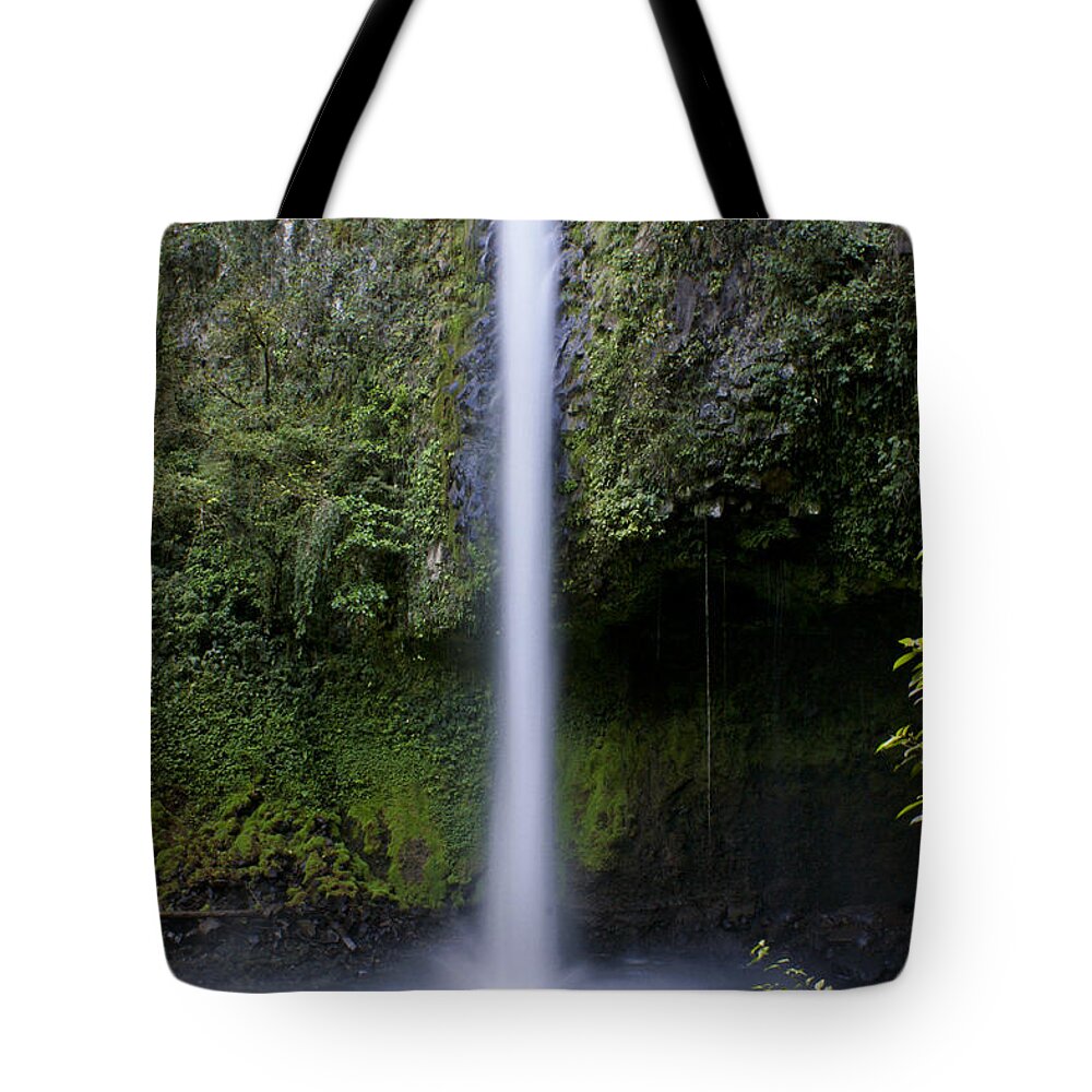 Beauty In Nature Tote Bag featuring the photograph La Fortuna Waterfall by Brian Kamprath