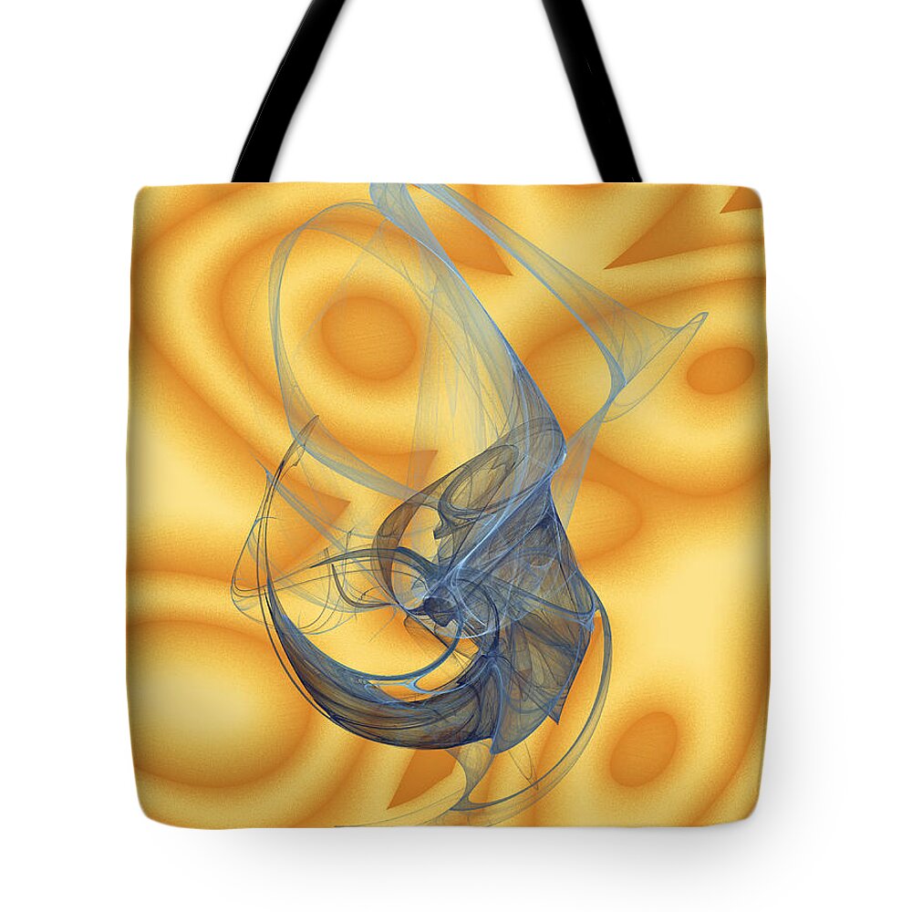 Art Tote Bag featuring the digital art Lagoon by Jeff Iverson