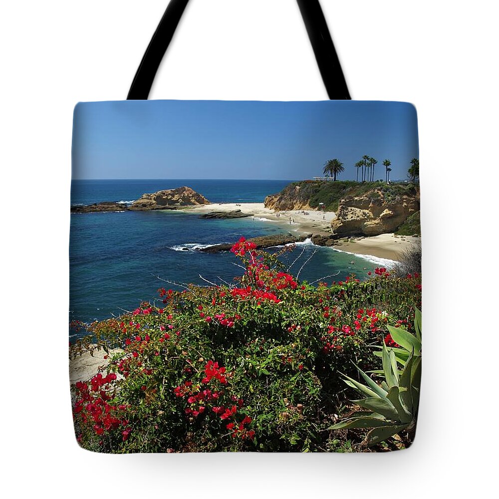 Beach Tote Bag featuring the photograph Laguna Beach by Steve Ondrus