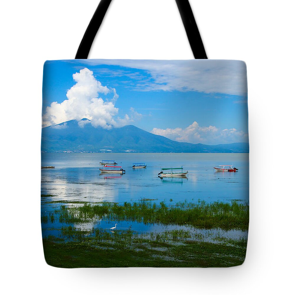 Lakes Tote Bag featuring the photograph Lake Chapala by Robert McKinstry