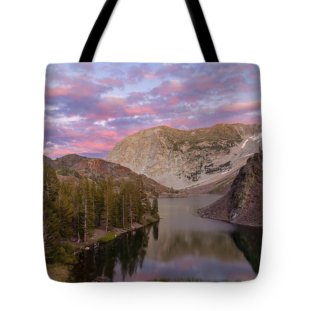 Landscape Tote Bag featuring the photograph Lake Ellery by Jonathan Nguyen