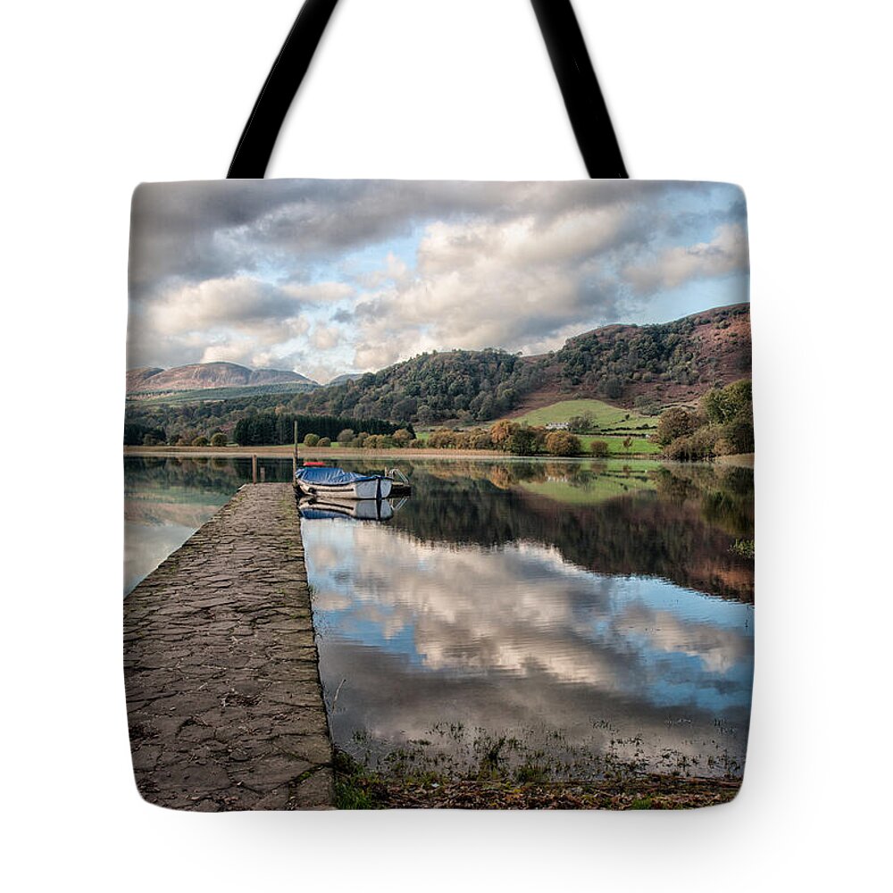 Lake Of Menteith Tote Bag featuring the photograph Lake of Menteith by Nigel R Bell