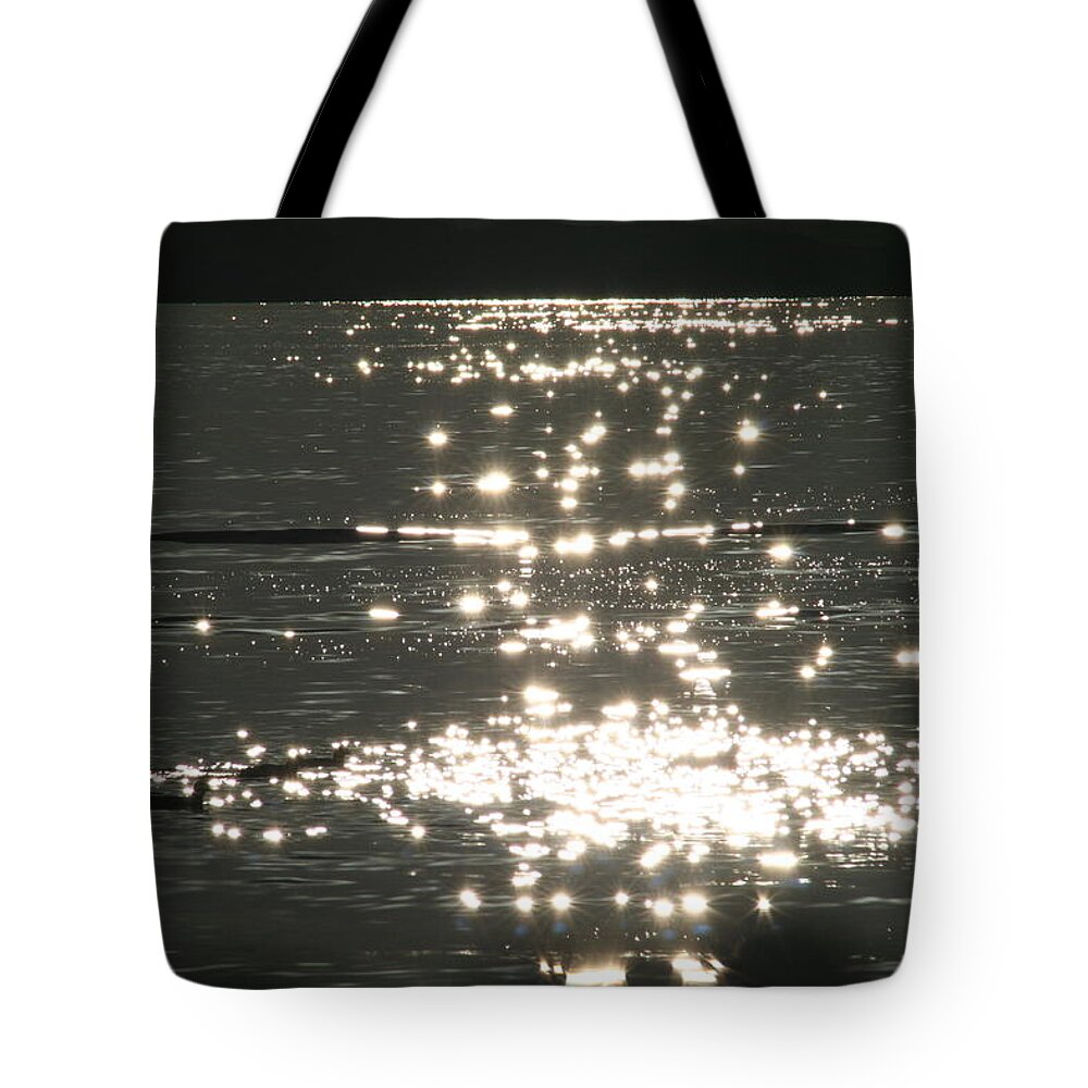Lake Tote Bag featuring the photograph Lake Sunset by David S Reynolds