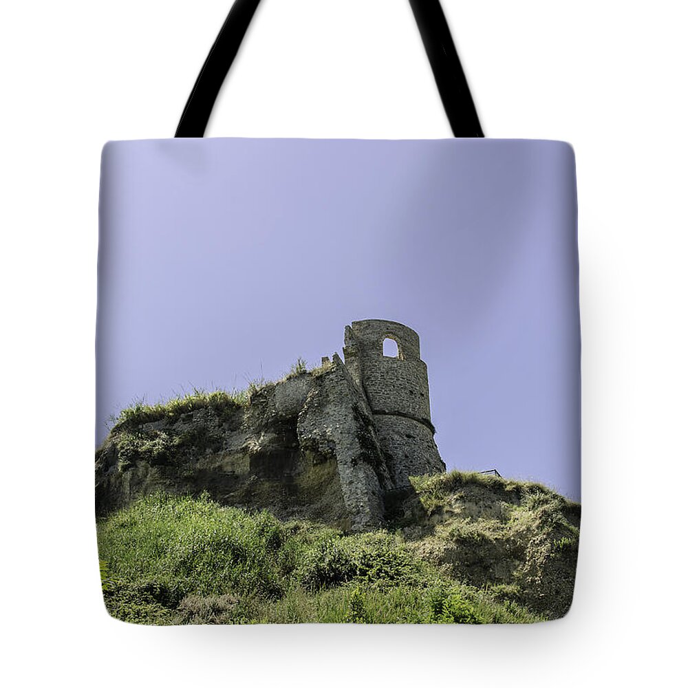 Castle Tote Bag featuring the photograph Italian landscapes - Land of Immortal by AM FineArtPrints