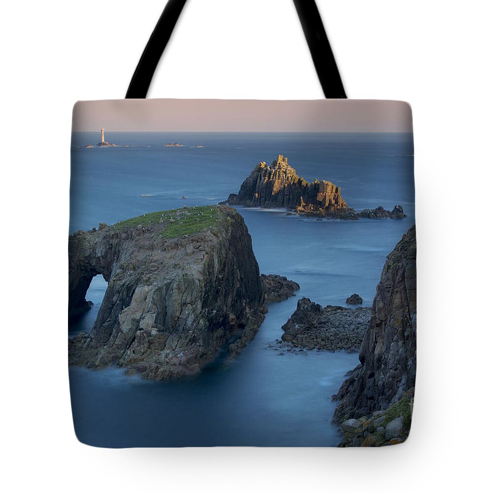 Lands End Tote Bag featuring the photograph Lands End Dawn by Brian Jannsen