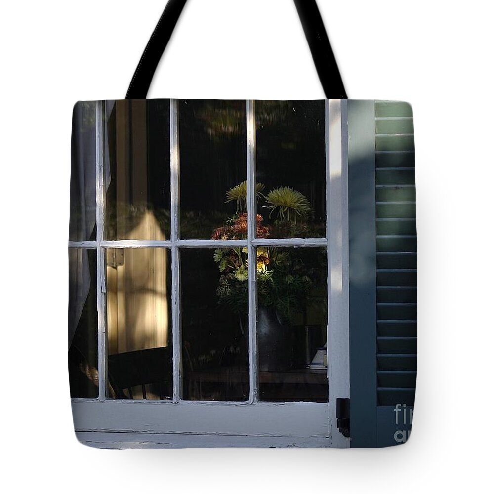 Window Tote Bag featuring the photograph Late Day Sun Bouquet by Living Color Photography Lorraine Lynch