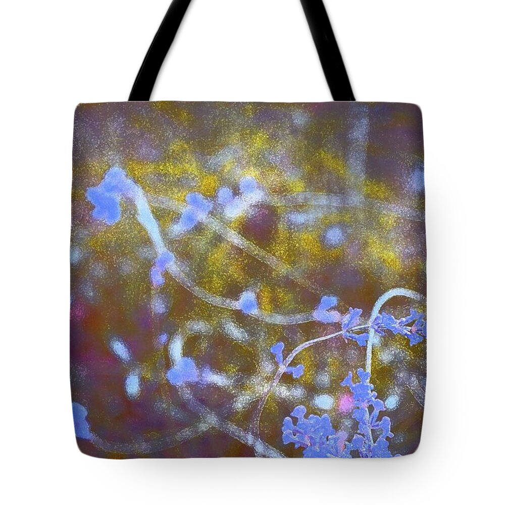 Floral Tote Bag featuring the photograph Lavender 7 by Pamela Cooper