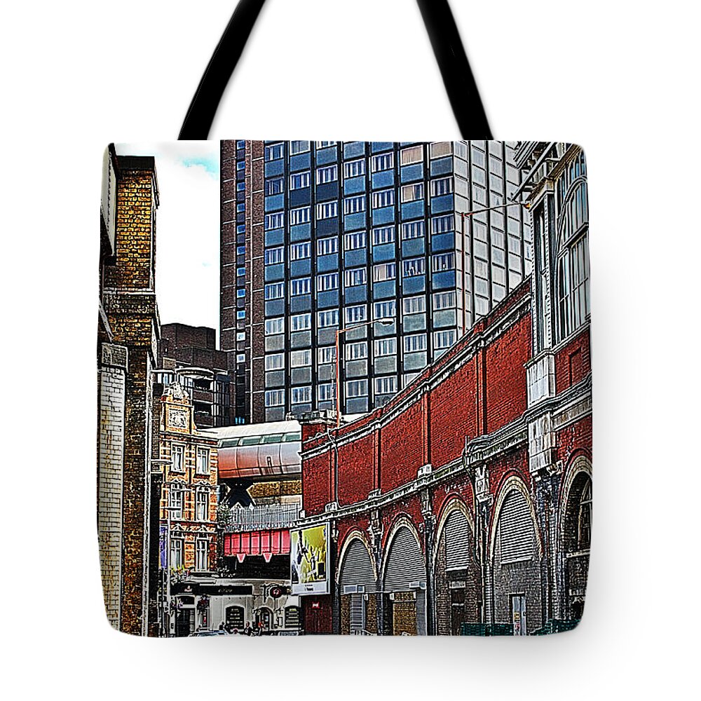 Canon Tote Bag featuring the photograph Layers of London by Jeremy Hayden