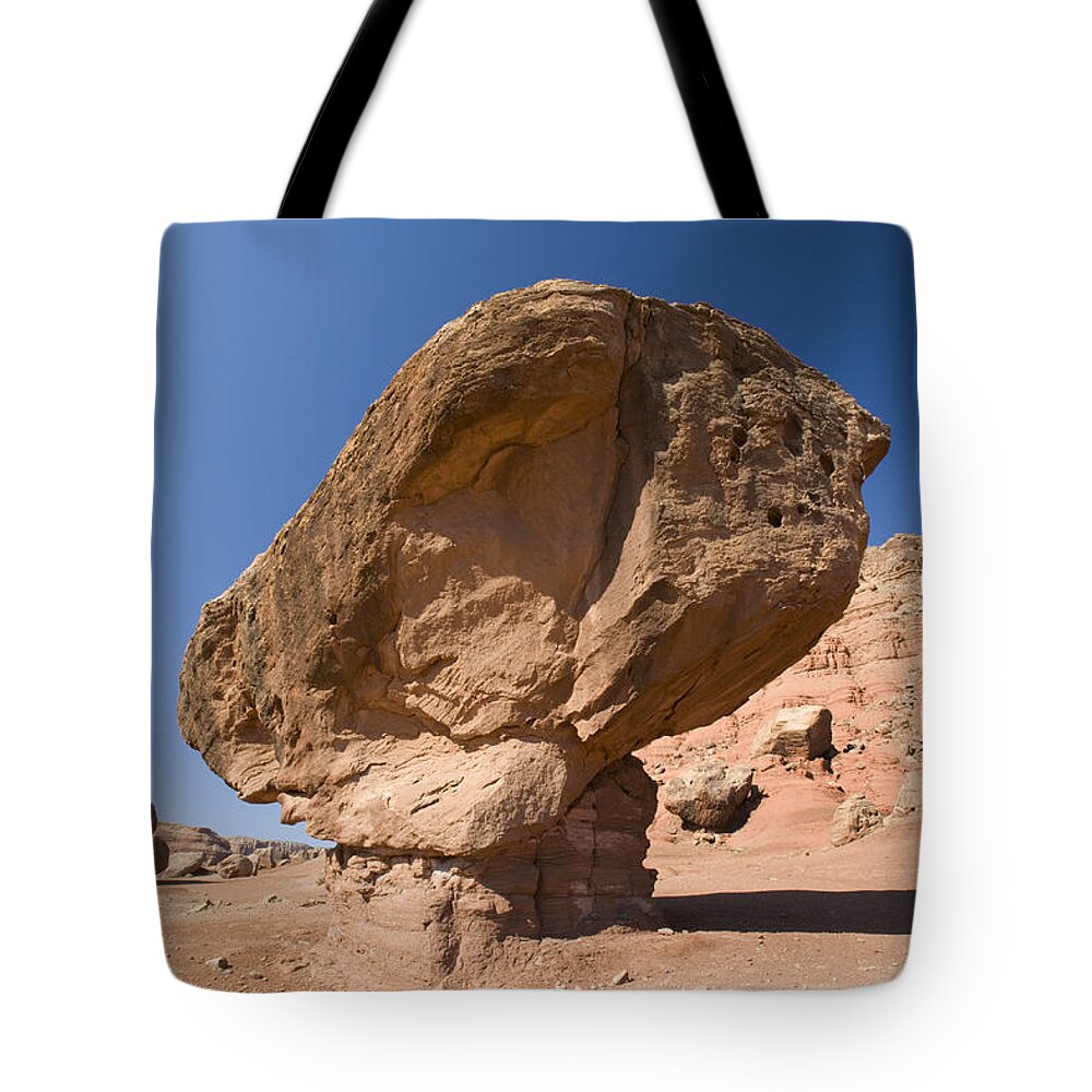 Feb0514 Tote Bag featuring the photograph Lees Ferry Rock Formation Arizona by Tom Vezo