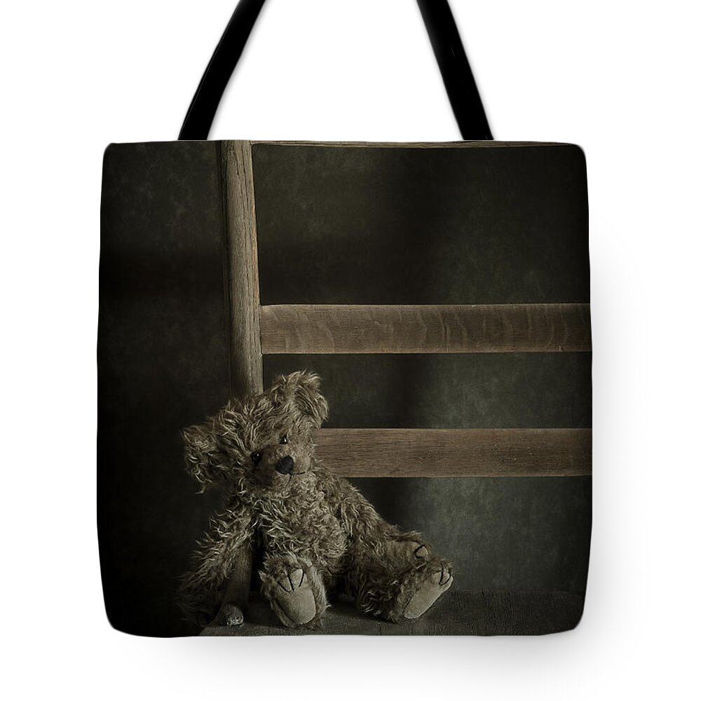 Bear Tote Bag featuring the photograph Left Behind by Amy Weiss