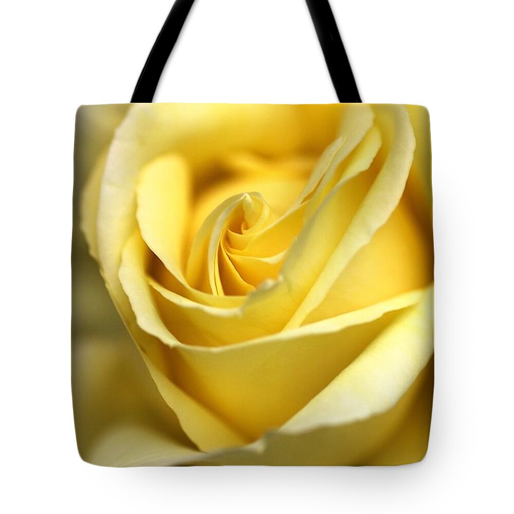 Floribunda Rose Tote Bag featuring the photograph Lemon Lush by Joy Watson