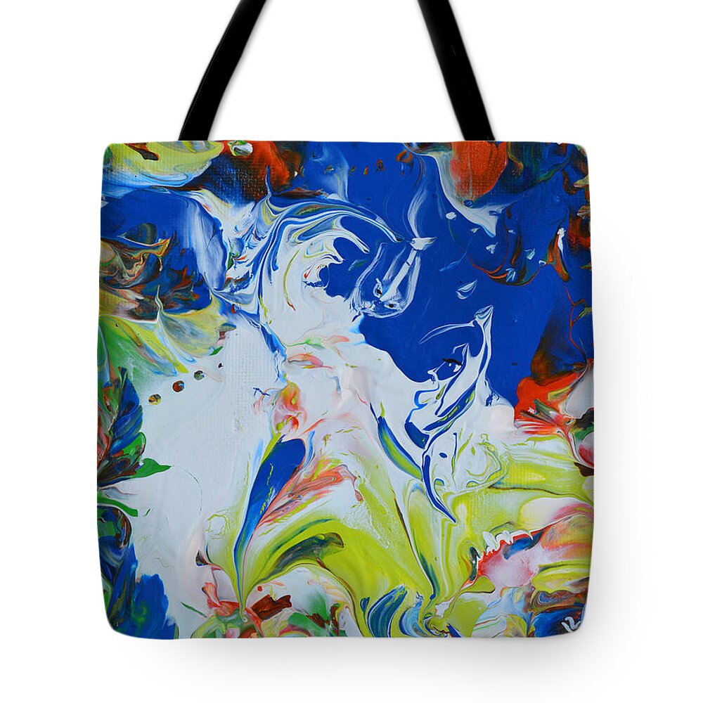 Spirit Tote Bag featuring the painting Let Your Spirit Rise by Donna Blackhall