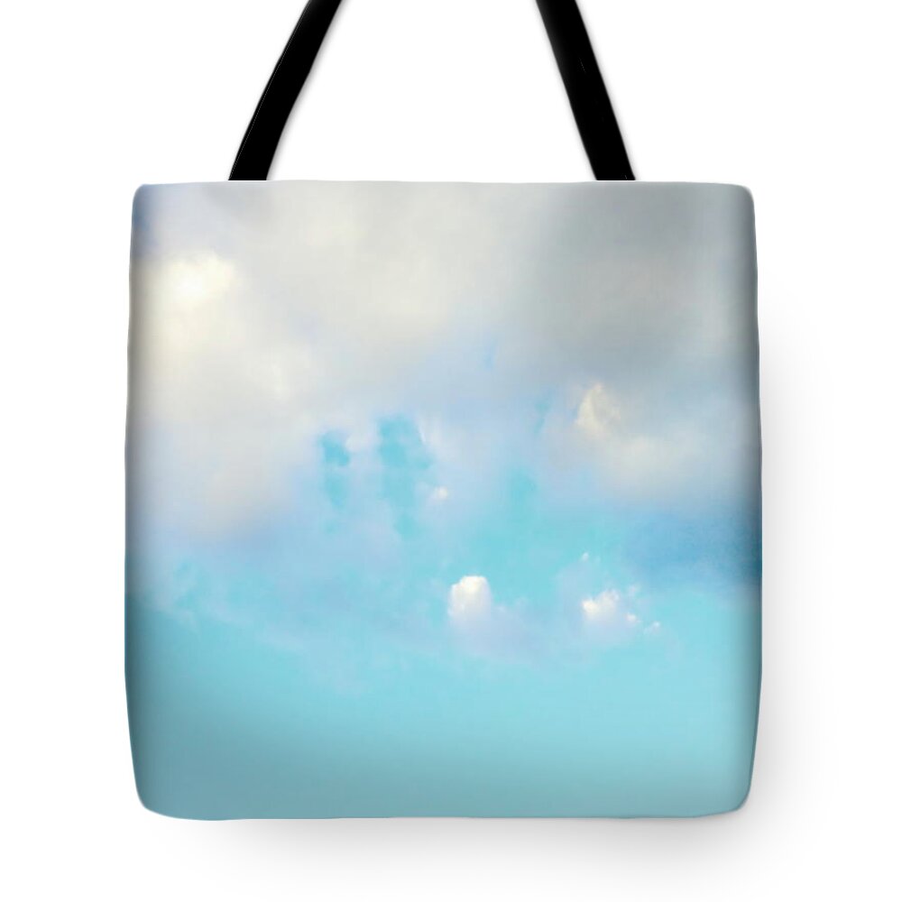 Clouds Tote Bag featuring the photograph Light and Airy by Deborah Crew-Johnson