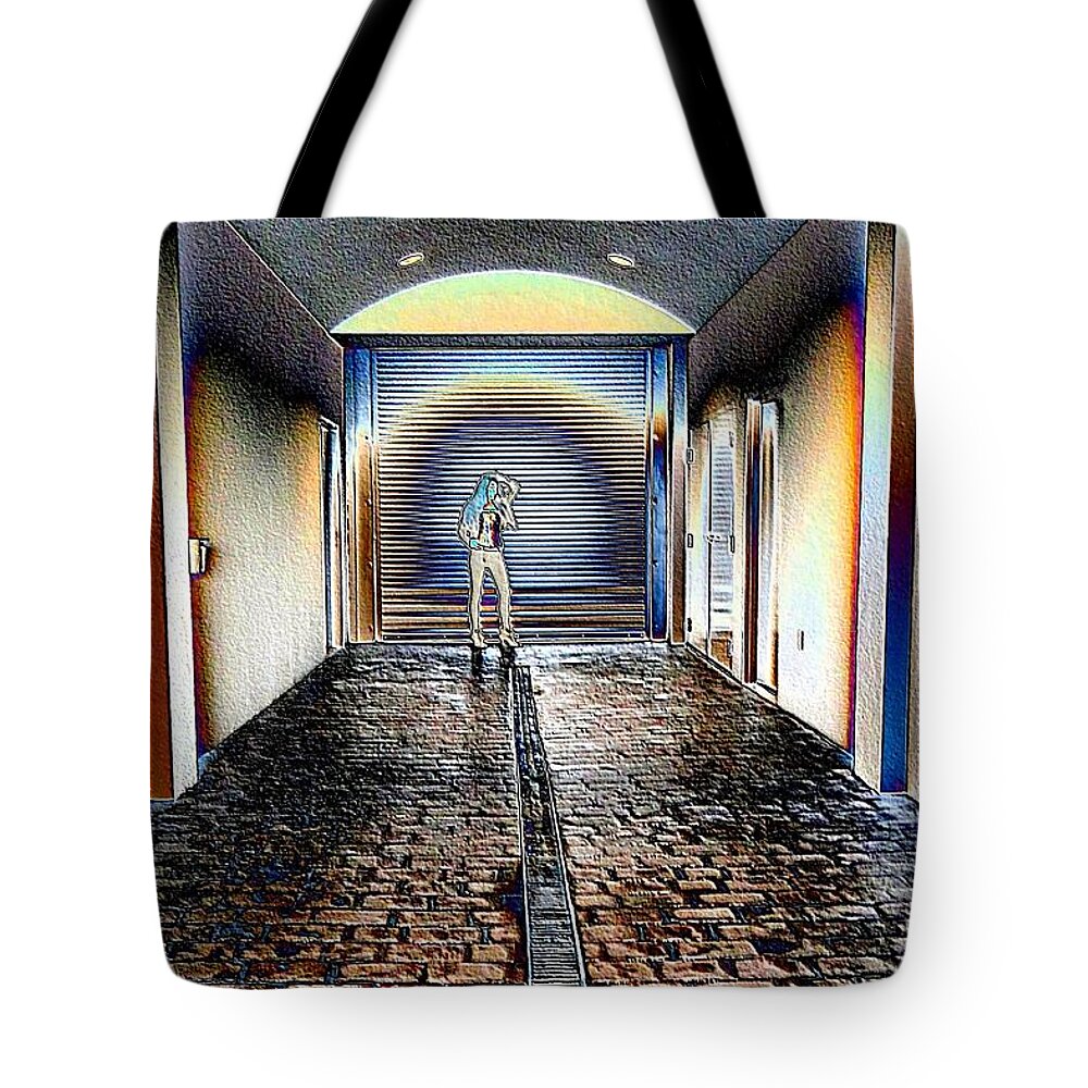 Woman Tote Bag featuring the photograph Light Switch by Nick David