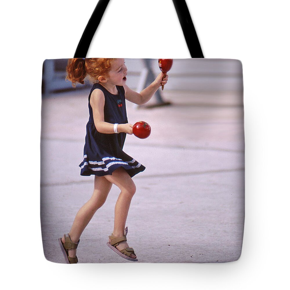 Girl Tote Bag featuring the photograph Lighter Than Air by Christopher McKenzie