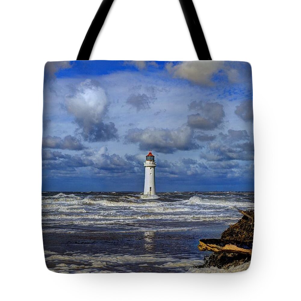 Lighthouse Tote Bag featuring the photograph Lighthouse by Spikey Mouse Photography