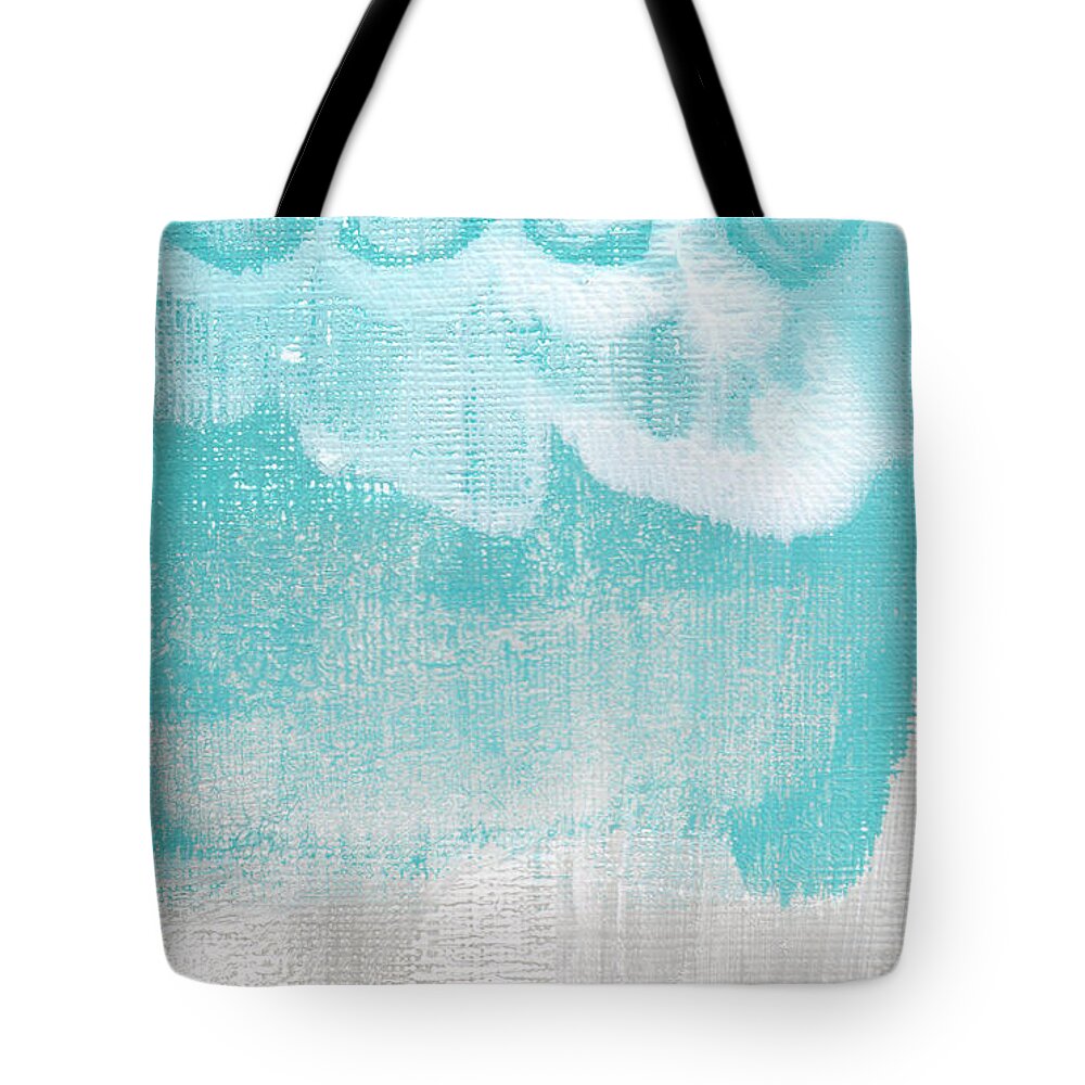Abstract Tote Bag featuring the painting Like A Prayer- Abstract Painting by Linda Woods