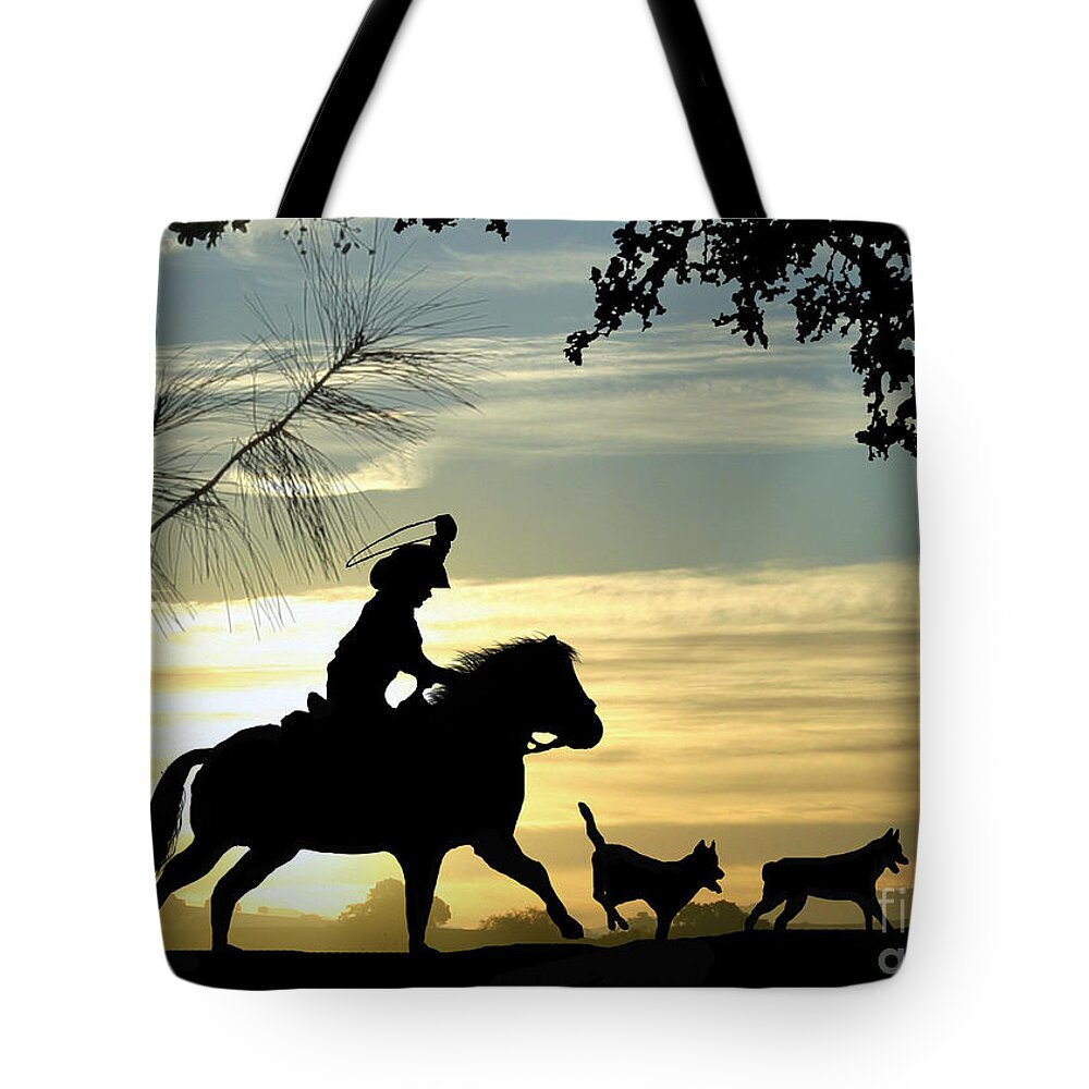 Cowboy Tote Bag featuring the photograph Lil' Cowboy by Stephanie Laird
