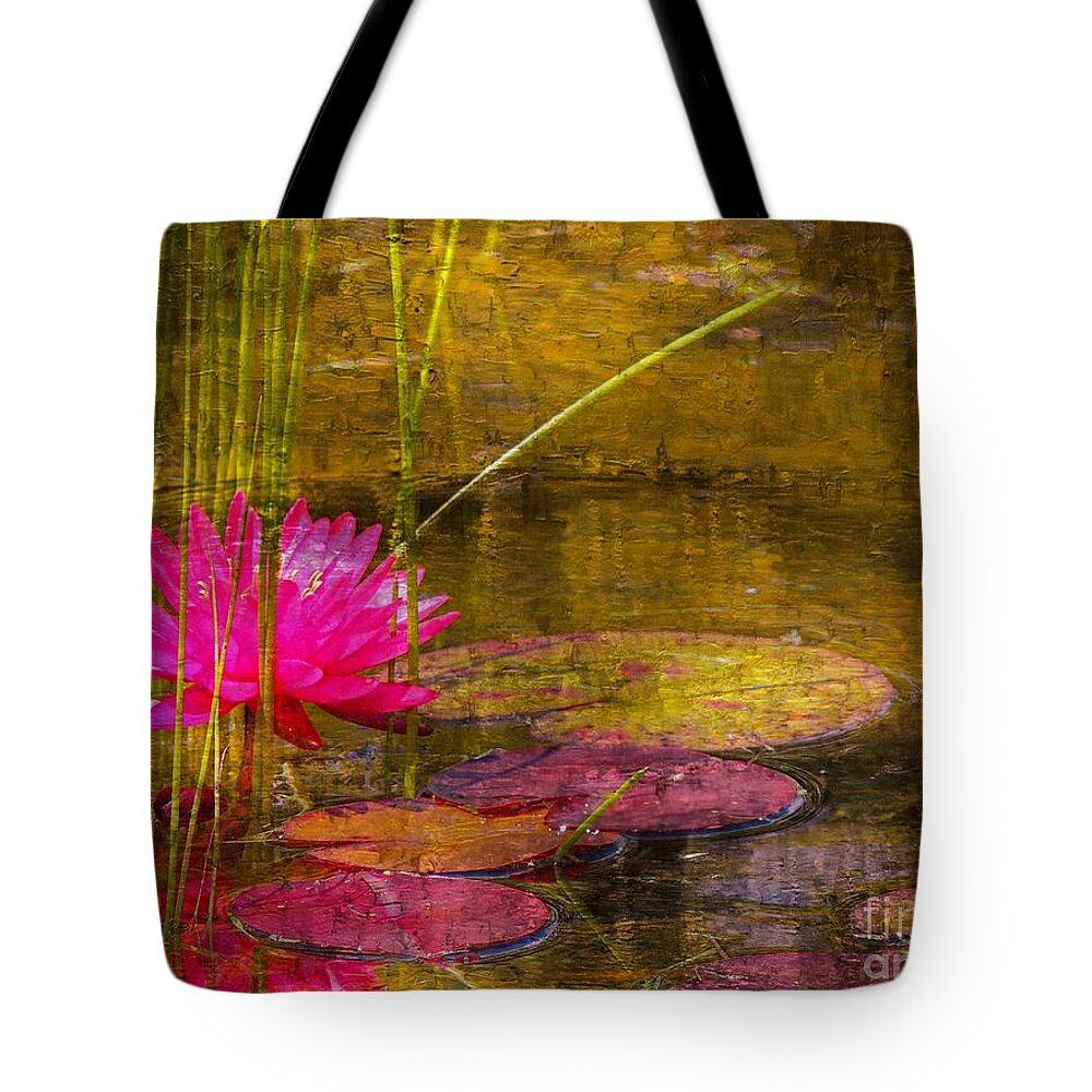 Marcia Lee Jones Tote Bag featuring the photograph Lily Pond by Marcia Lee Jones