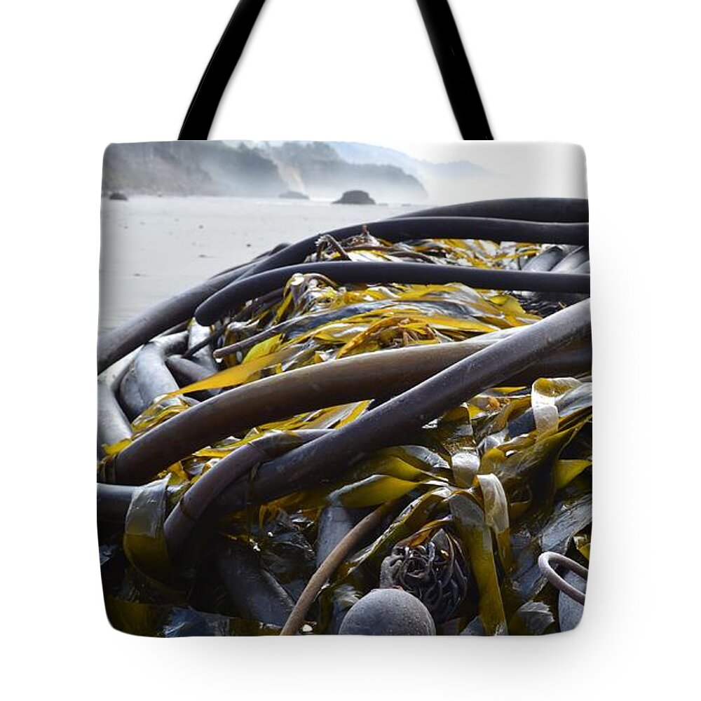 Seaweed Tote Bag featuring the photograph Lite Lunch by Laureen Murtha Menzl