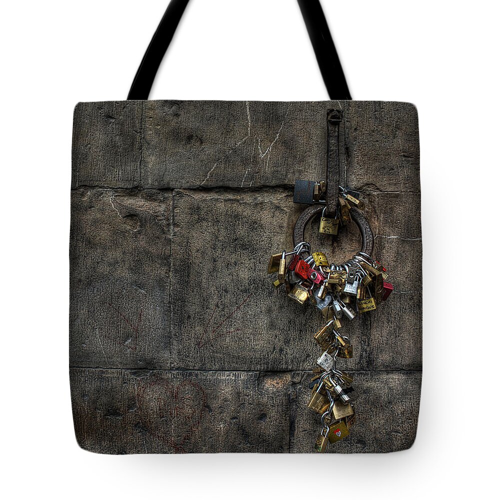  Tote Bag featuring the photograph Locks of Love by Michael Kirk