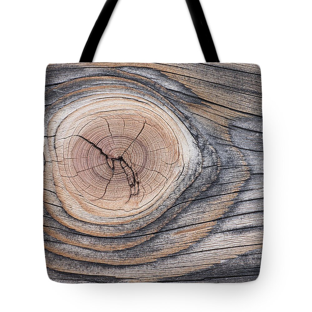 Nis Tote Bag featuring the photograph Lodgepole Pine Wood Patterns by Peter Cairns