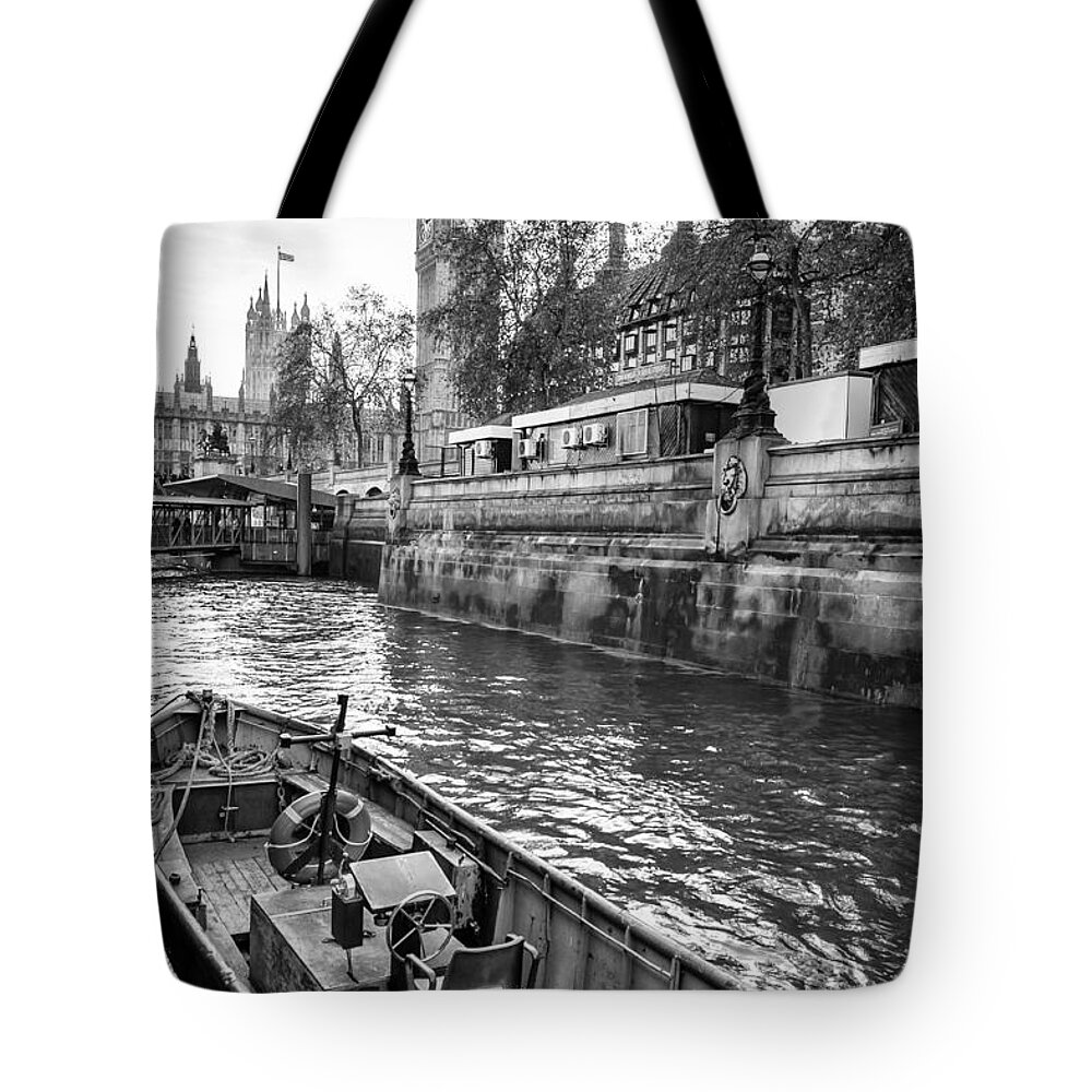 London Tote Bag featuring the photograph London Dock by Glenn DiPaola