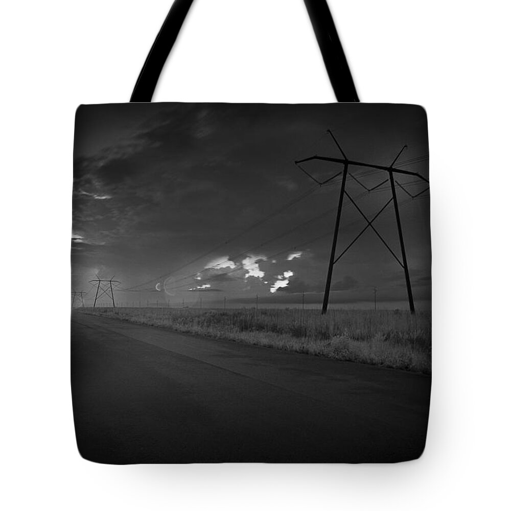 Florida Tote Bag featuring the photograph Long Road Home by Bradley R Youngberg